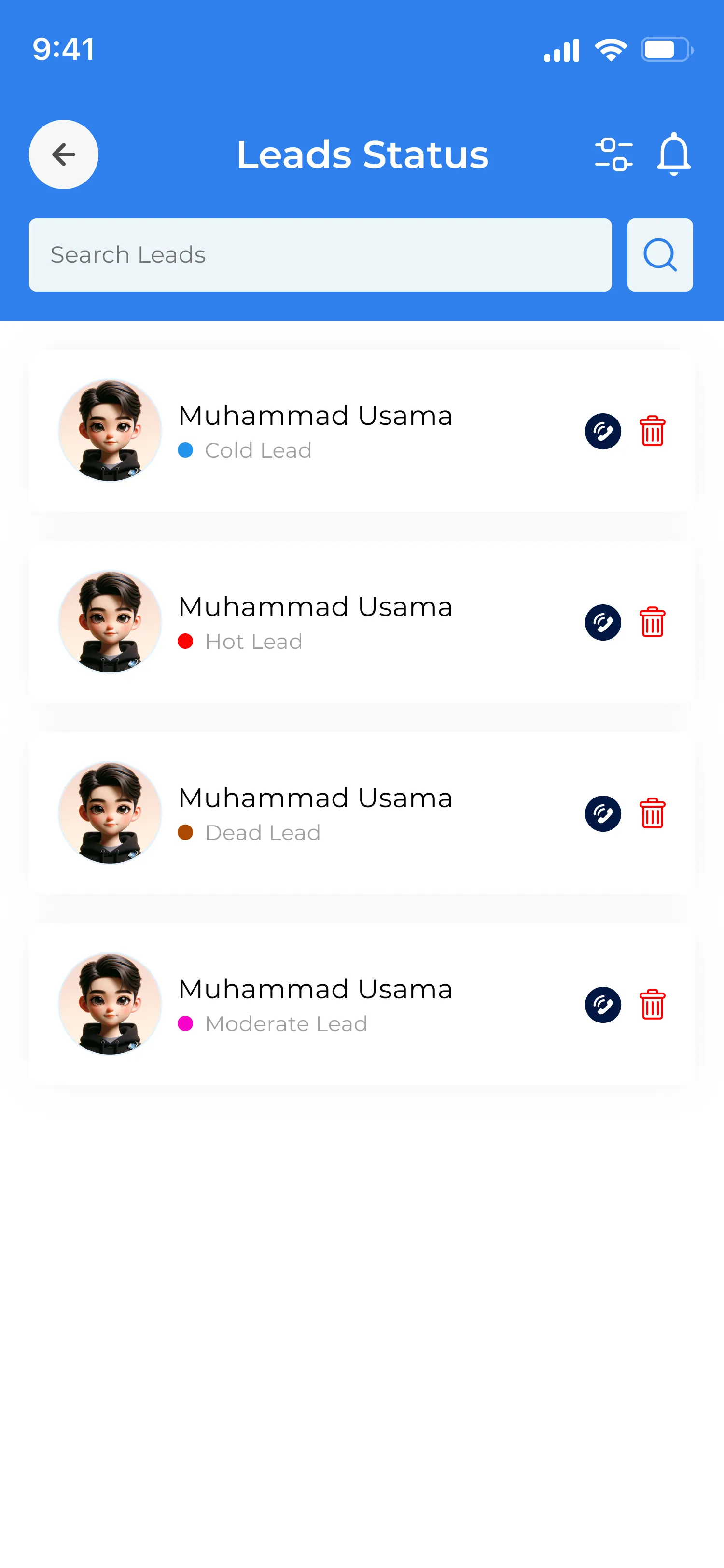 Lead Management System — screen 5 of 5