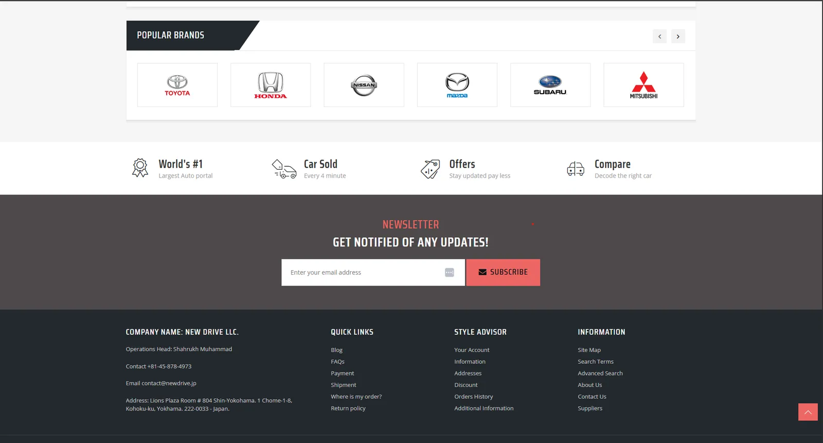 New Drive Solutions — screen 3 of 3