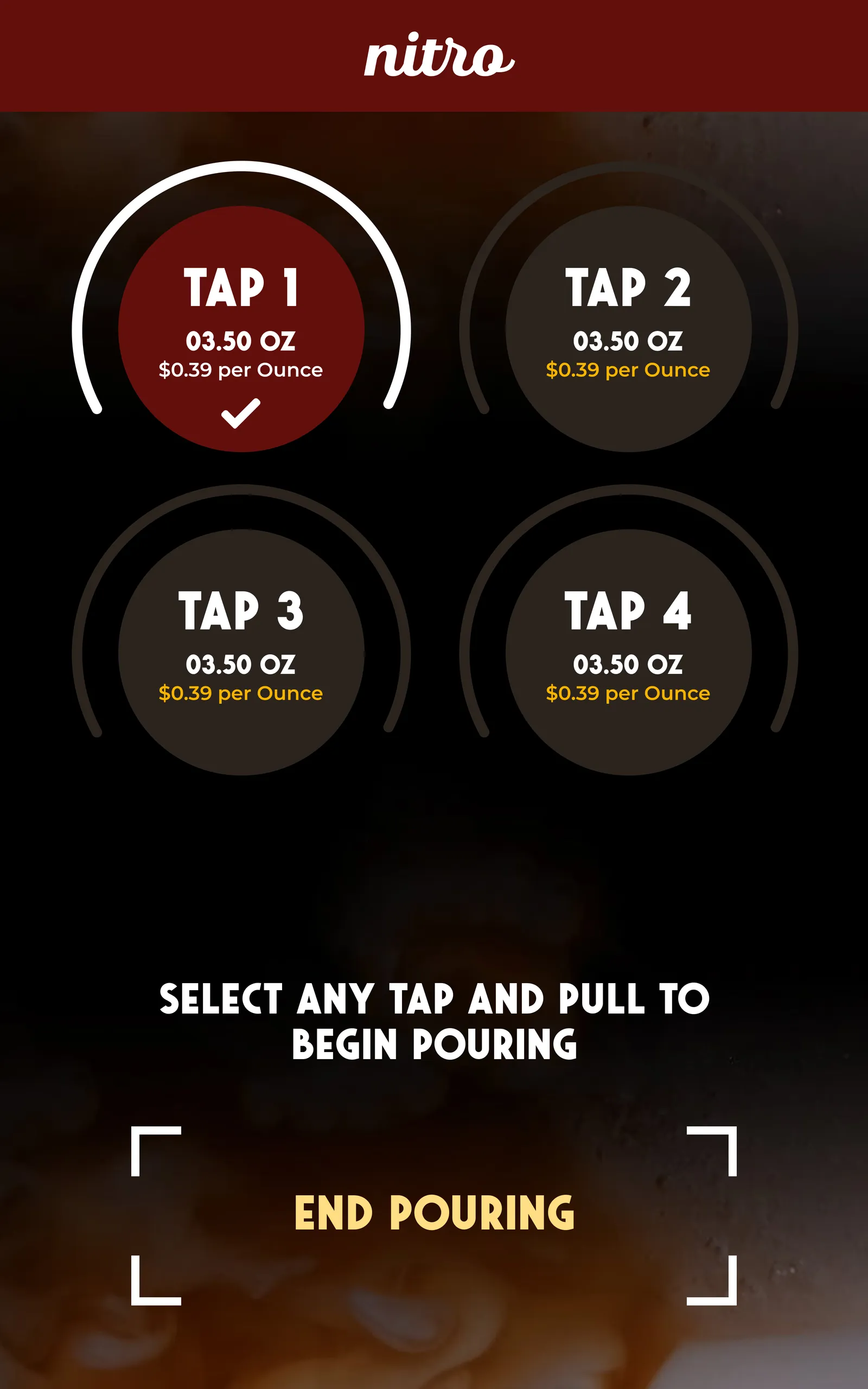 Nitro Vending Kiosk — screen 4 of 5