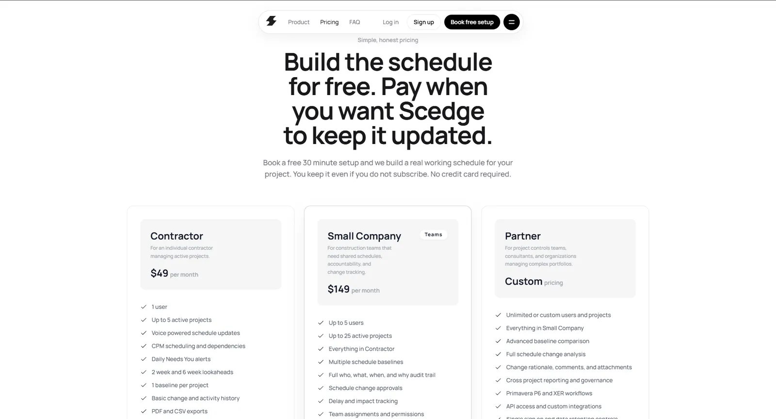 Scedge Landing Page — screen 8 of 10