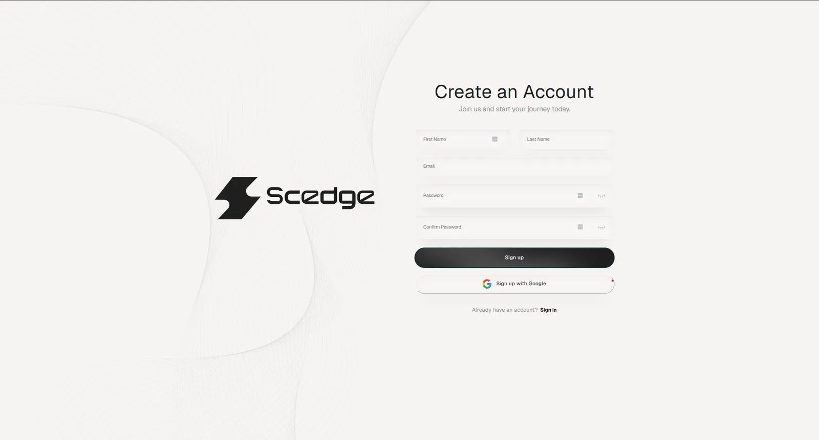 Scedge System — screen 3 of 9