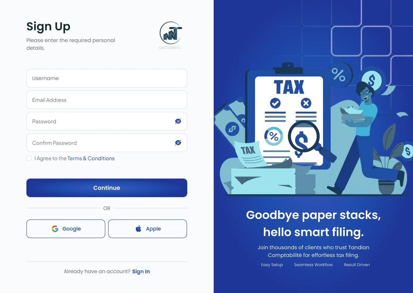 Taxpayer — screen 2 of 7