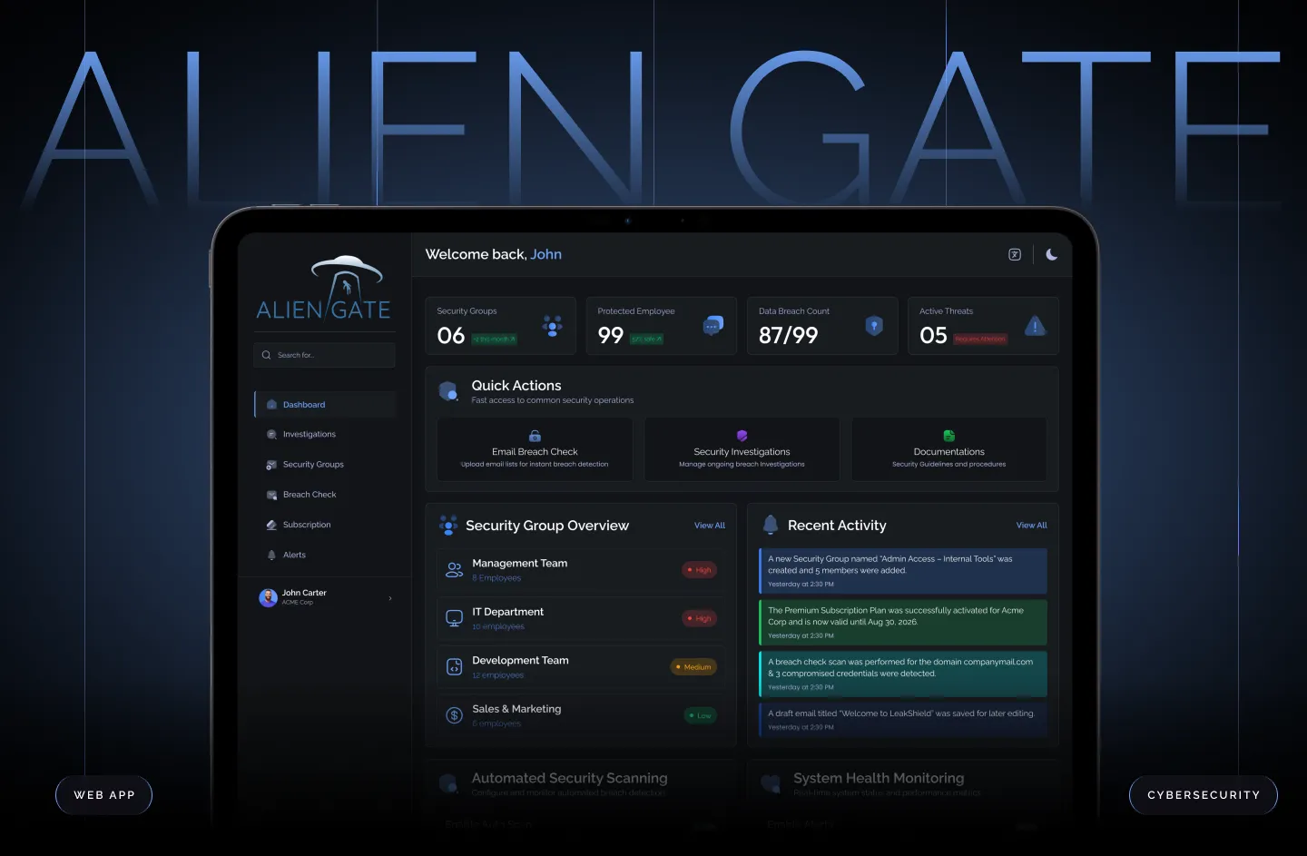 AlienGate — screen 3 of 11