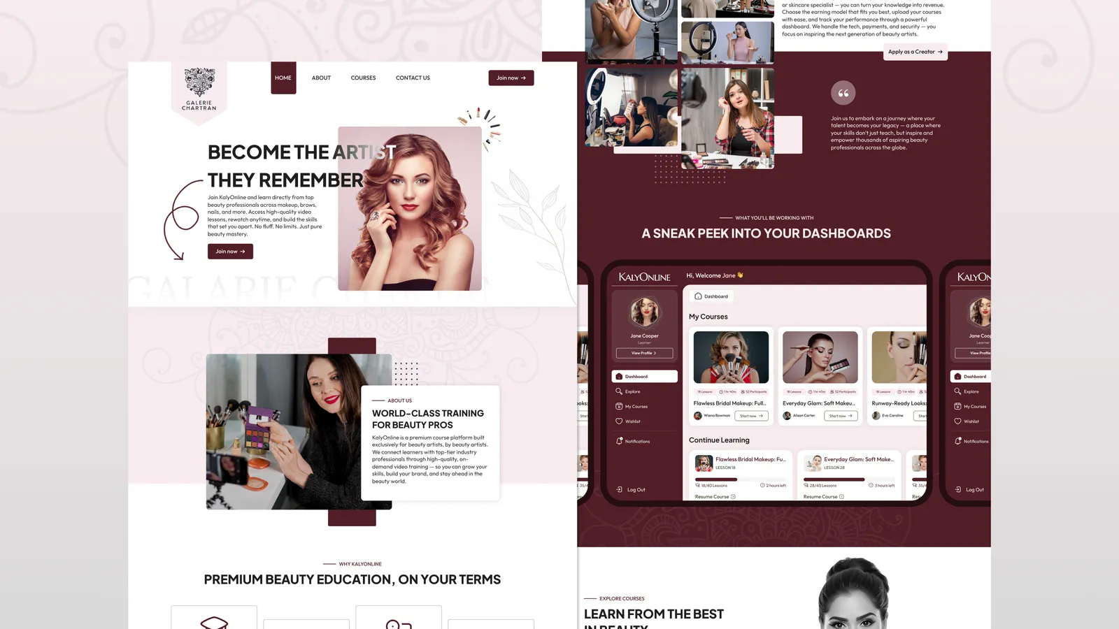 KalyOnline — screen 1 of 2